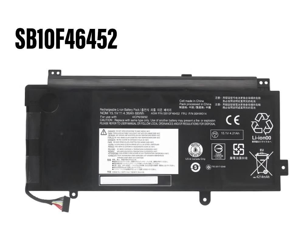 Lenovo SB10F46452 bateria 