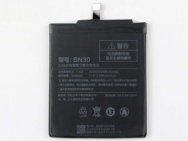 Batería para móviles Xiaomi BN30