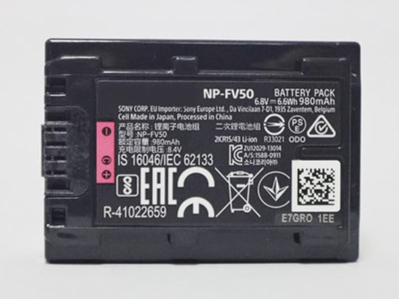 SONY NP-FV50 bateria 